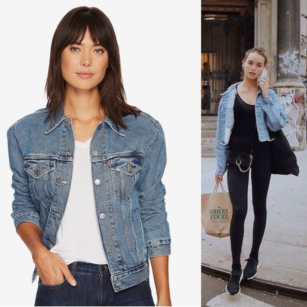 NWT Levi's Ex-Boyfriend Trucker Jean Jacket - Picture 16 of 16